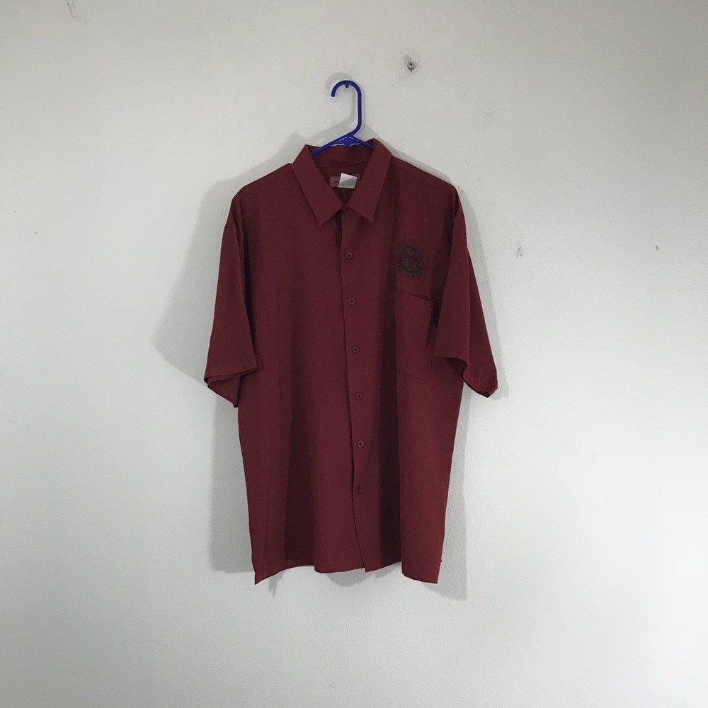 Norman Todd Harley Owners Group Button Up Shirt L